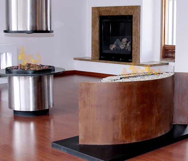 Fire Art - Chimeneas como obras de arte funcionales en Bogotá