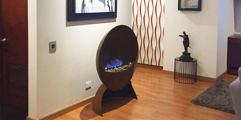 Fire Art - Chimeneas como obras de arte funcionales en Bogotá