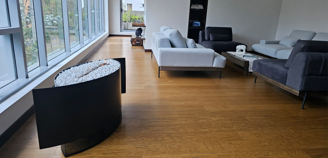 Fire Art - Chimeneas como obras de arte funcionales en Bogotá