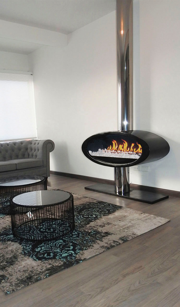 Fire Art - Chimeneas como obras de arte funcionales en Bogotá