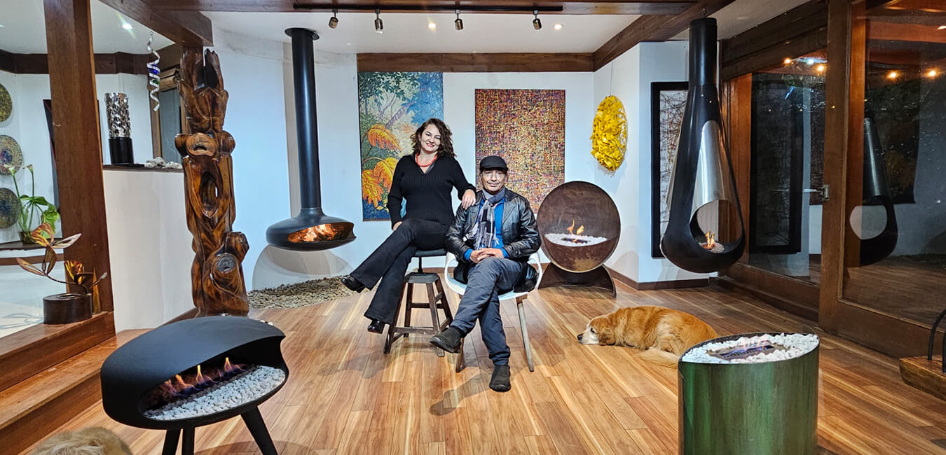 Fire Art - Chimeneas como obras de arte funcionales en Bogotá