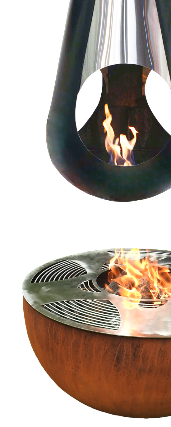 Fire Art - Chimeneas como obras de arte funcionales en Bogotá