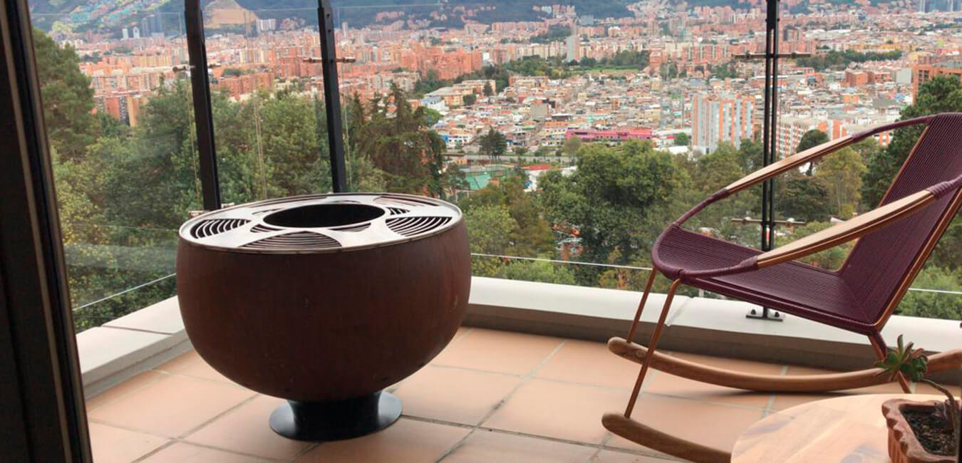 Fire Art - Chimeneas como obras de arte funcionales en Bogotá